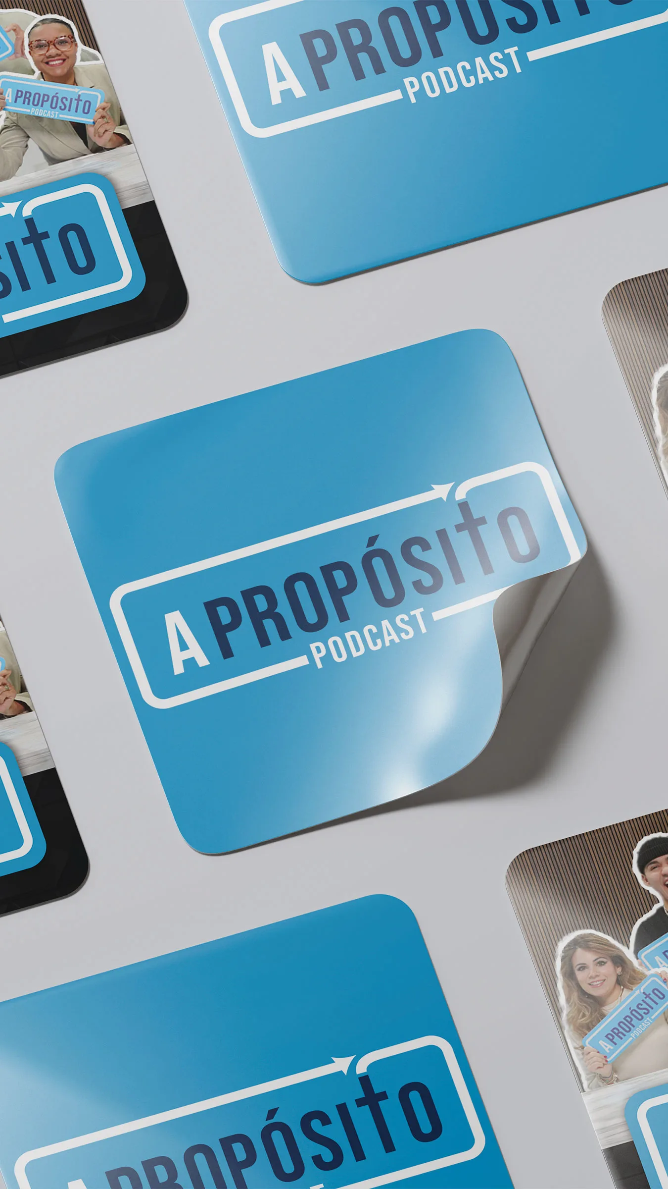 When the A Propósito team approached Over the Fold, they had the vision and message, but no brand identity or launch plan., project visual